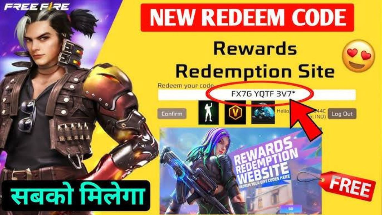 Free fire redeem code